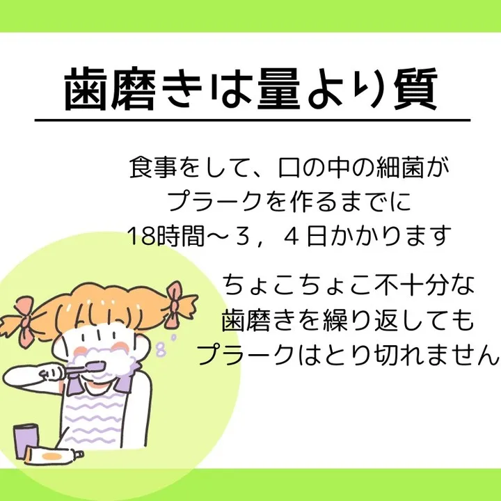 歯磨きが１日何回必要かご存知でしょうか？